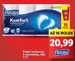 Lidl Papier toaletowy komfort Floralys oferta