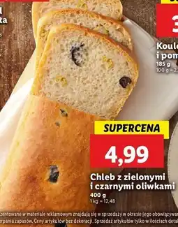 Lidl Chleb z zielonymi i czarnymi oliwkami oferta