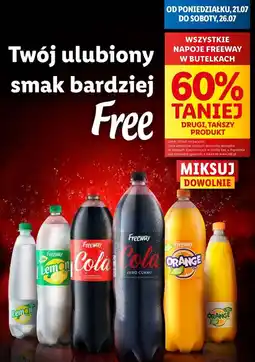 Lidl Napój gazowany orange Freeway oferta