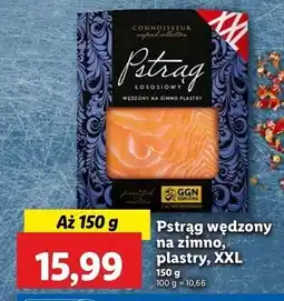 Lidl Pstrąg wędzony na zimno w plastrach Connoisseur oferta