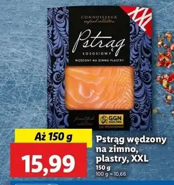 Lidl Pstrąg wędzony na zimno w plastrach Connoisseur oferta