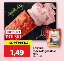 Lidl Boczek góralski Kabanos oferta