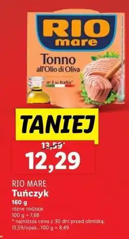 Lidl Tuńczyk w oliwie z oliwek Rio Mare oferta