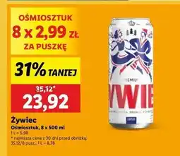 Lidl Piwo Żywiec Jasne Pełne oferta