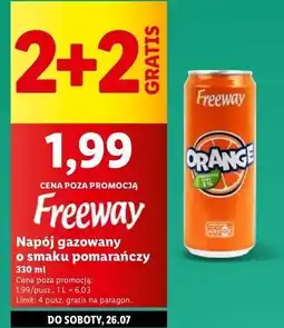 Lidl Napój pomarańczowy Freeway oferta