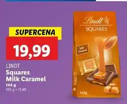 Lidl Czekoladki milk caramel Lindt Squares oferta