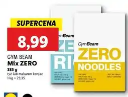 Lidl Makaron konjac zero Gymbeam oferta