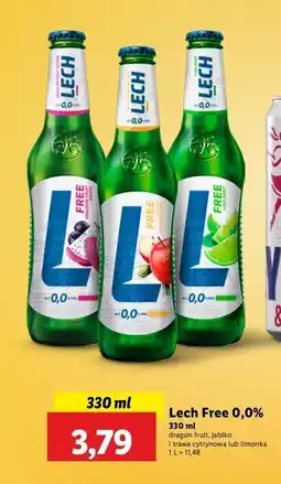 Lidl Piwo Lech Free Apple & Lemongrass oferta