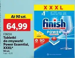 Lidl Tabletki do zmywarek lemon Finish Power Essential oferta