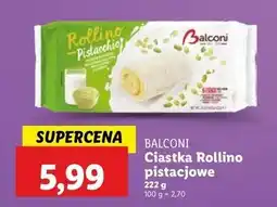 Lidl Ciastka rollino pistacja Balconi oferta