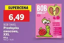 Lidl Przekąska jabłkowo-malinowa Bob Snail oferta