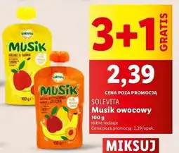 Lidl Musik jabłko-banan Solevita oferta