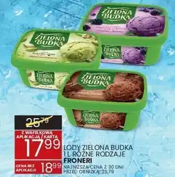 Wafelek Lody Zielona Budka różne rodzaje oferta