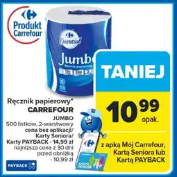 Carrefour Ręcznik papierowy Carrefour oferta
