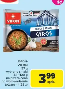 Carrefour Danie gotowe Vifon oferta