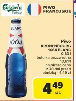 Carrefour Piwo Kronenbourg oferta