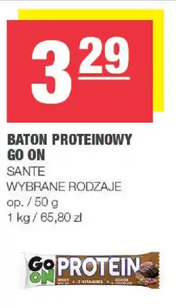 EuroSPAR Baton proteinowy go on sante oferta