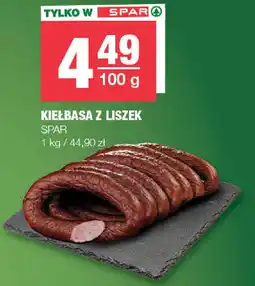 EuroSPAR Kiełbasa z liszek spar oferta