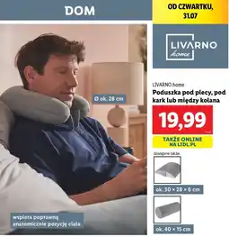 Lidl Poduszka 28 cm Livarno Home oferta