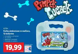 Lidl Farby plakatowe w walizce Astra oferta