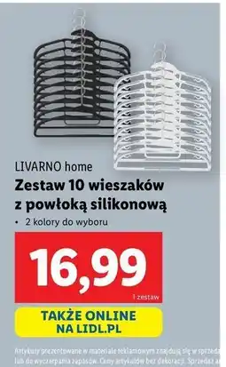 Lidl Wieszaki na ubrania Livarno Home oferta