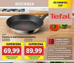 Lidl Patelnia duetto 28 cm Tefal oferta