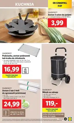 Lidl Osłony do patelni Silvercrest oferta