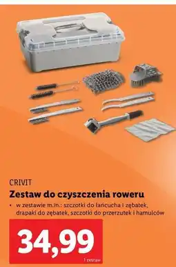 Lidl Zestaw do czyszczenia roweru Crivit oferta
