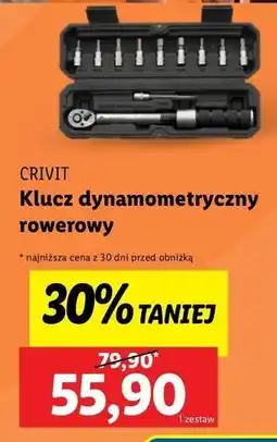 Lidl Klucz dynamometryczny rowerowy Crivit oferta