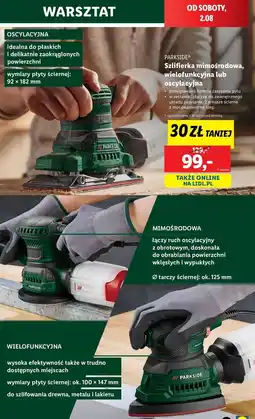 Lidl Szlifierka oscylacyjna Parkside oferta