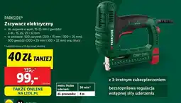 Lidl Zszywacz elektryczny Parkside oferta
