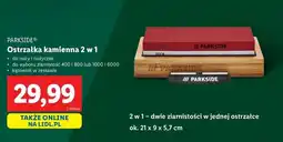 Lidl Ostrzałka kamienna 2w1 Parkside oferta