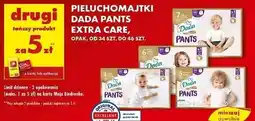 Biedronka Pieluchomajtki dla dzieci junior 5 Dada Extra Care oferta