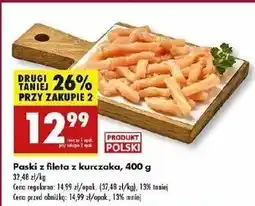 Biedronka Paski fileta z piersi kurczaka oferta