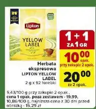 Carrefour Express Herbata Lipton Yellow Label Tea oferta