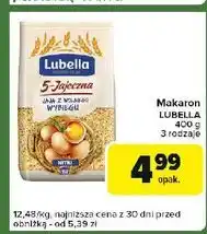 Carrefour Express Makaron 5-jajeczny jaja z wolnego wybiegu nitki Lubella oferta