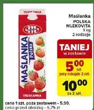 Carrefour Express Maślanka truskawkowa Mlekovita oferta