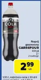 Carrefour Express Napój cola zero Carrefour oferta