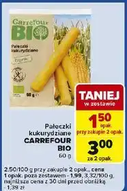 Carrefour Express Pałeczki kukurydziane Carrefour Bio oferta