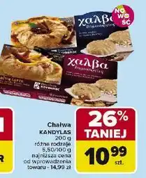 Carrefour Chałwa waniliowa z migdałami Kandylas oferta