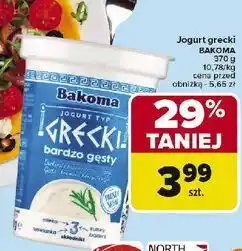 Carrefour Jogurt naturalny Bakoma Grecki oferta