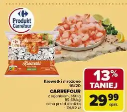Carrefour Krewetki mrożone 16/20 Carrefour Extra oferta