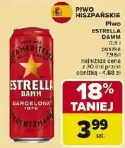 Carrefour Piwo Estrella Damm oferta