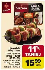 Carrefour Szaszłyki wieprzowe z warzywami Sokołów Grill House oferta