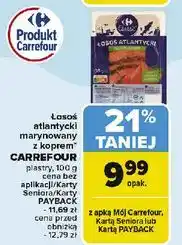 Carrefour Łosoś atlantycki z koprem Carrefour oferta