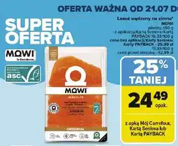Carrefour Łosoś wędzony Mowi Signature oferta