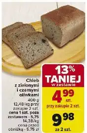 Carrefour Chleb z zielonymi i czarnymi oliwkami oferta