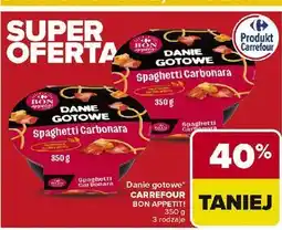Carrefour Spaghetti carbonara Carrefour Bon Appetit! oferta