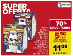 Carrefour Jogurt brzoskwinia i marakuja Danone Actimel oferta