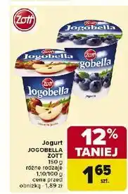 Carrefour Jogurt pieczone jabłko Zott Jogobella oferta